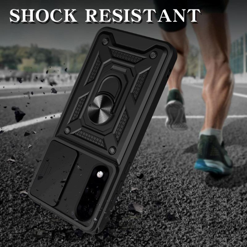 Hülle Oneplus Nord 5 Schiebebare Kameraabdeckung Und Ständer