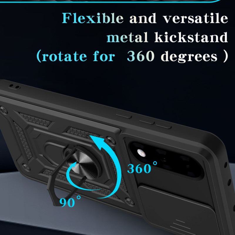 Hülle Oneplus Nord 5 Schiebebare Kameraabdeckung Und Ständer