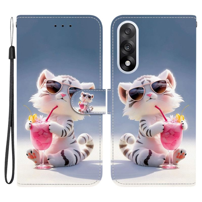 Lederhüllen Für Oneplus Nord 5 Cartoon-tiger