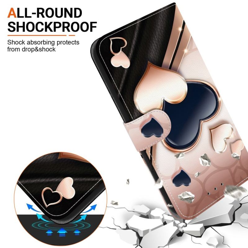 Lederhüllen Für Oneplus Nord 5 Zwei Herzen