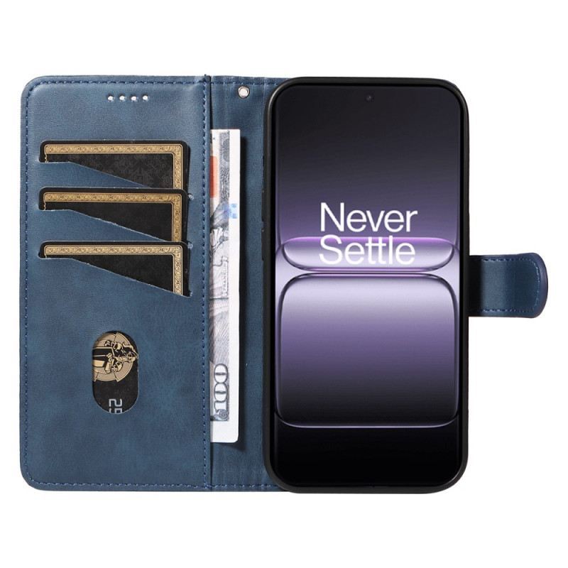 Lederhüllen Oneplus Nord 5 Geometrische Linien