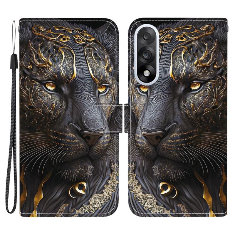 Lederhüllen Oneplus Nord 5 Goldener Löwe