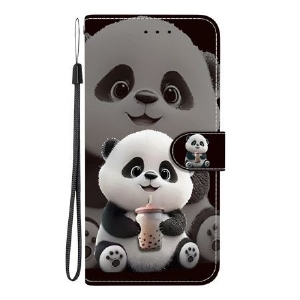 Lederhüllen Oneplus Nord 5 Handyhülle Panda