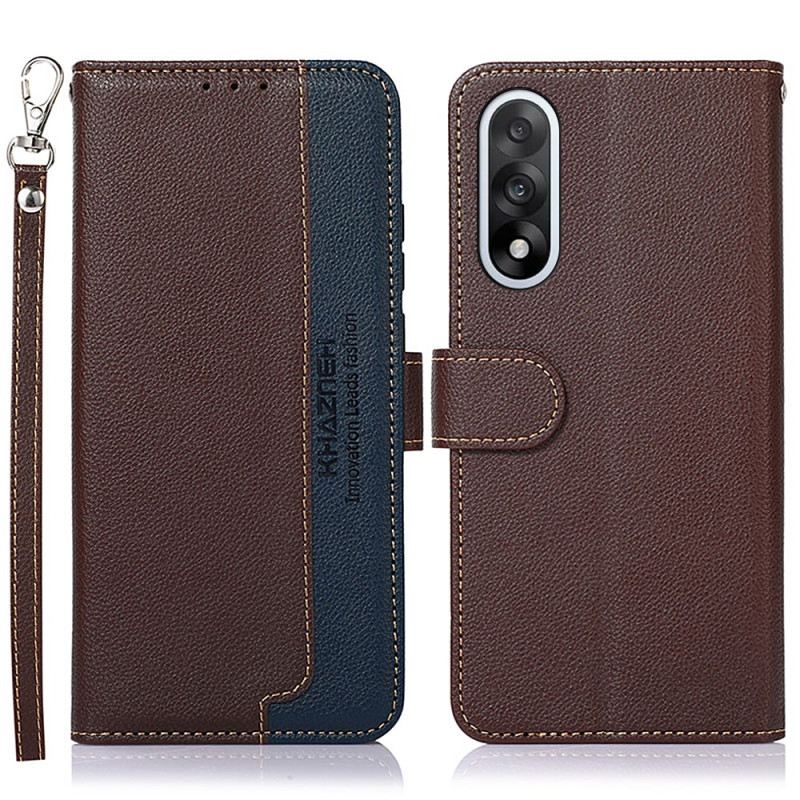 Lederhüllen Oneplus Nord 5 Khazneh Zweifarbig