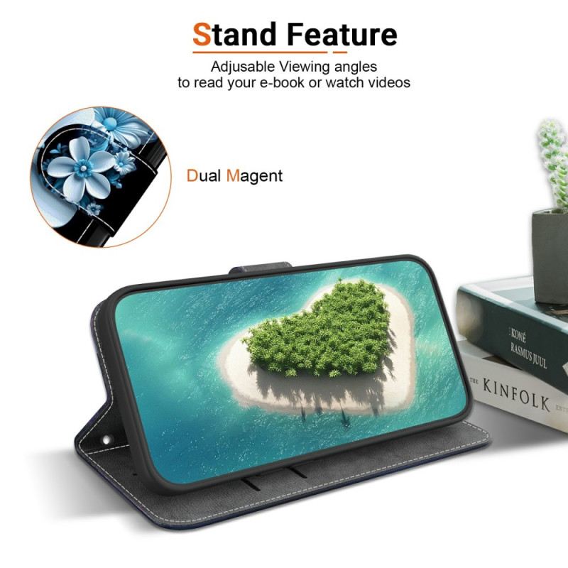 Lederhüllen Oneplus Nord 5 Schwarze Orchidee