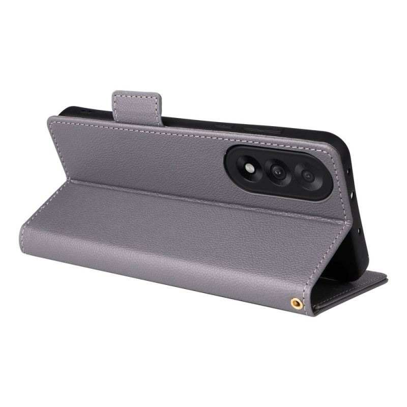 Lederhüllen Oneplus Nord 5 Strukturiert Mit Riemen