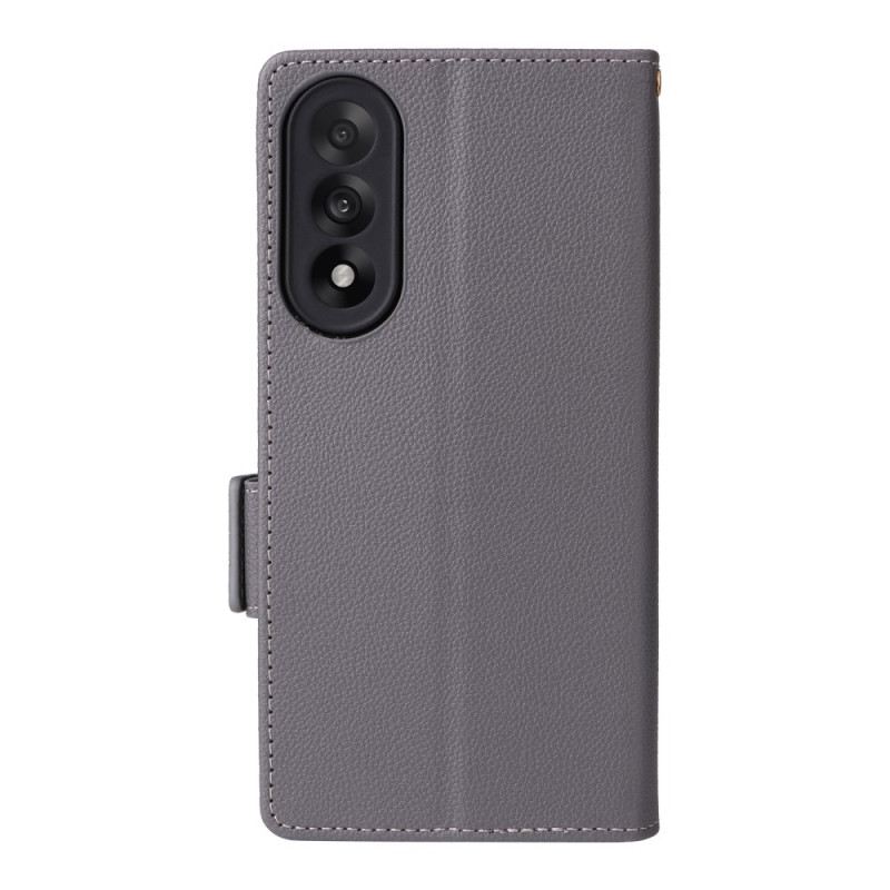 Lederhüllen Oneplus Nord 5 Strukturiert Mit Riemen