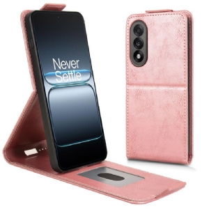 Lederhüllen Oneplus Nord 5 Vertikales Design