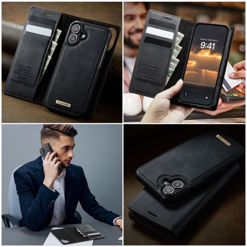 Flip Case iPhone 17 Handyhülle Abnehmbare Magsafe-kompatible Hülle Mit Rfid-schutz