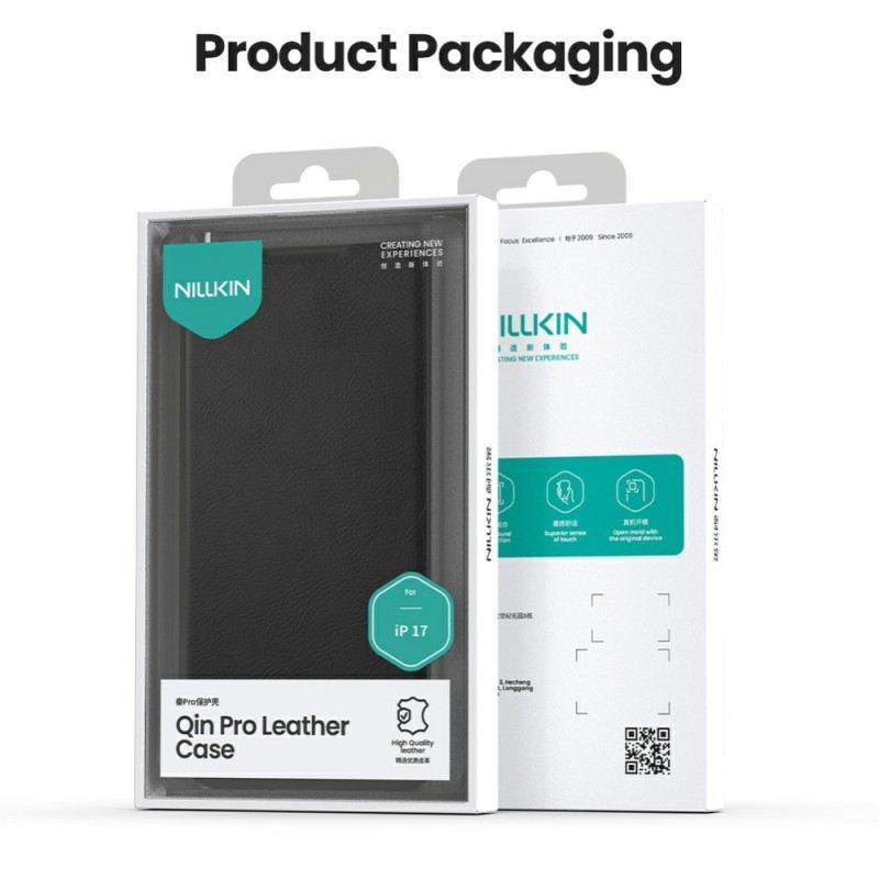 Flip Case iPhone 17 Handyhülle Qin Pro Serie Nillkin