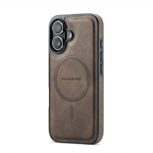 Hülle Für iPhone 17 Magsafe Kompatibel Mit Premium-lederoptik