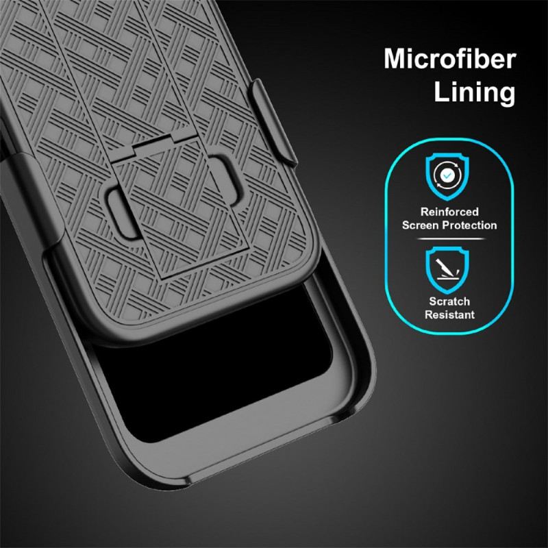 Hülle iPhone 17 Ausziehbar Mit Ständer Und Clip