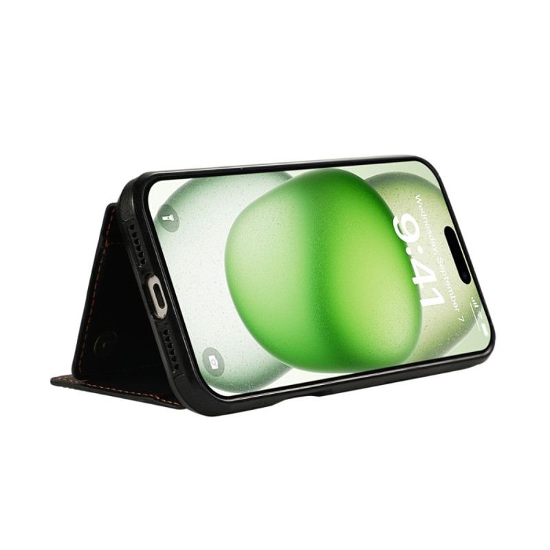 Hülle iPhone 17 Brieftasche Mit Reißverschluss