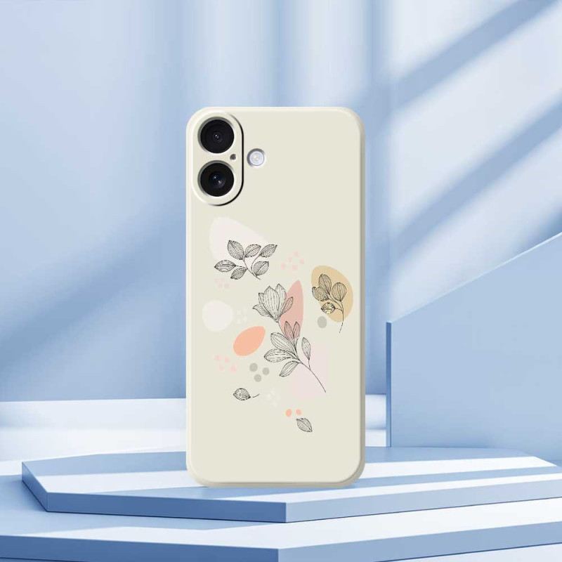 Hülle iPhone 17 Gezeichnete Blätter