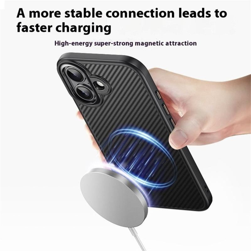 Hülle iPhone 17 Handyhülle Klassisches Schwarz Magsafe-kompatibel