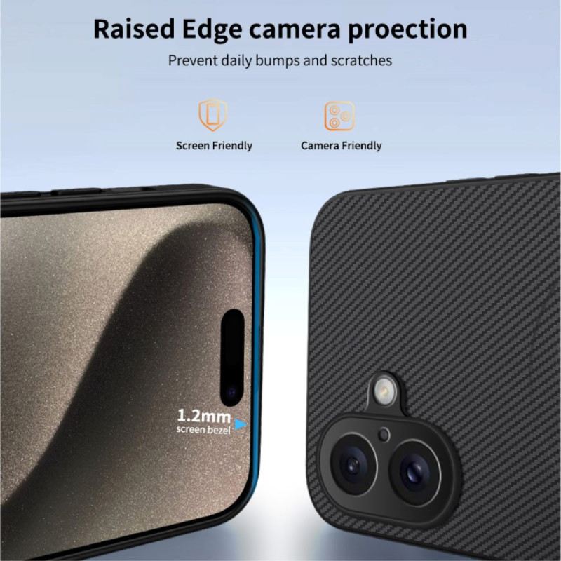 Hülle iPhone 17 Handyhülle Magsafe-kompatibel Carbonfaser