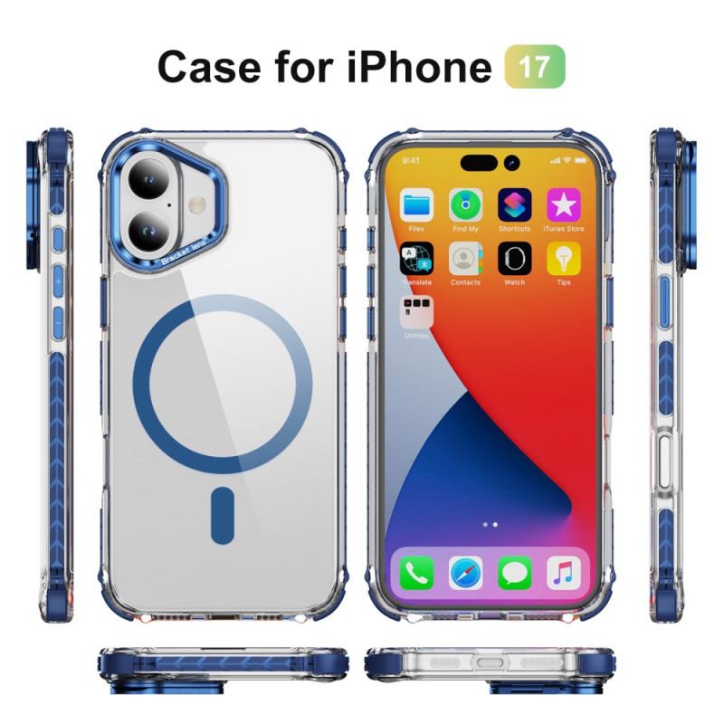 Hülle iPhone 17 Handyhülle Magsafe-kompatible Halterung Und Objektivschutz
