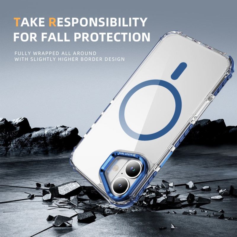 Hülle iPhone 17 Handyhülle Magsafe-kompatible Halterung Und Objektivschutz