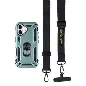 Hülle iPhone 17 Handyhülle Militärischer Schutz Mit Schultergurt