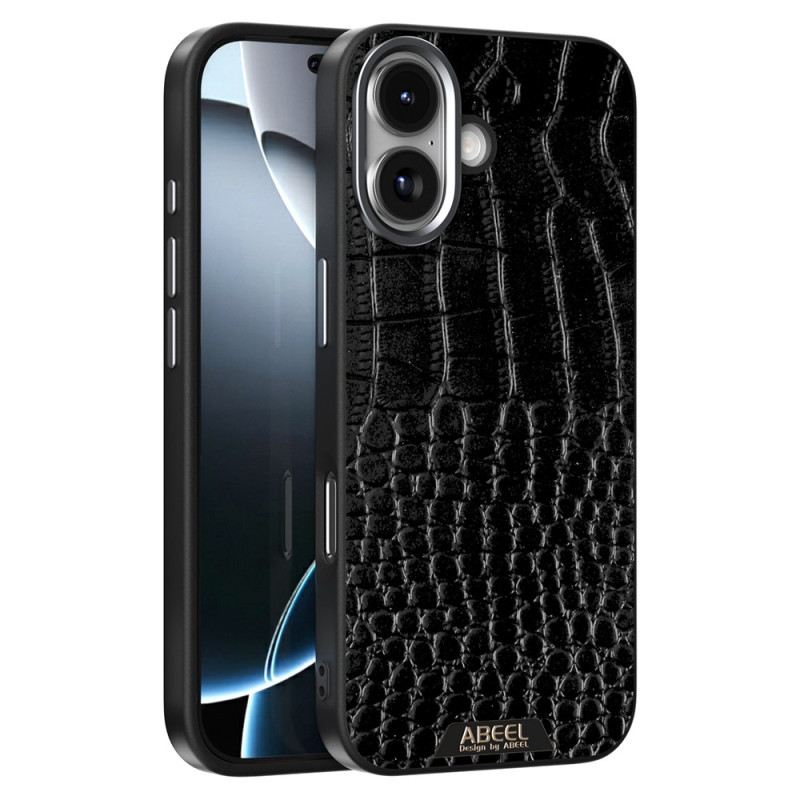 Hülle iPhone 17 Magsafe-kompatibel (krokodiloptik)