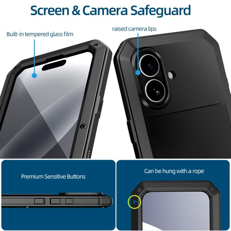 Hülle iPhone 17 Mit Displayschutzfolie Aus Gehärtetem Glas