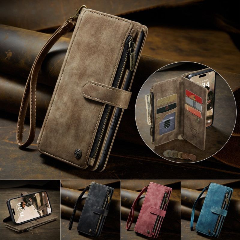 Lederhüllen Für iPhone 17 Geldbörse Mit 10 Kartenfächern