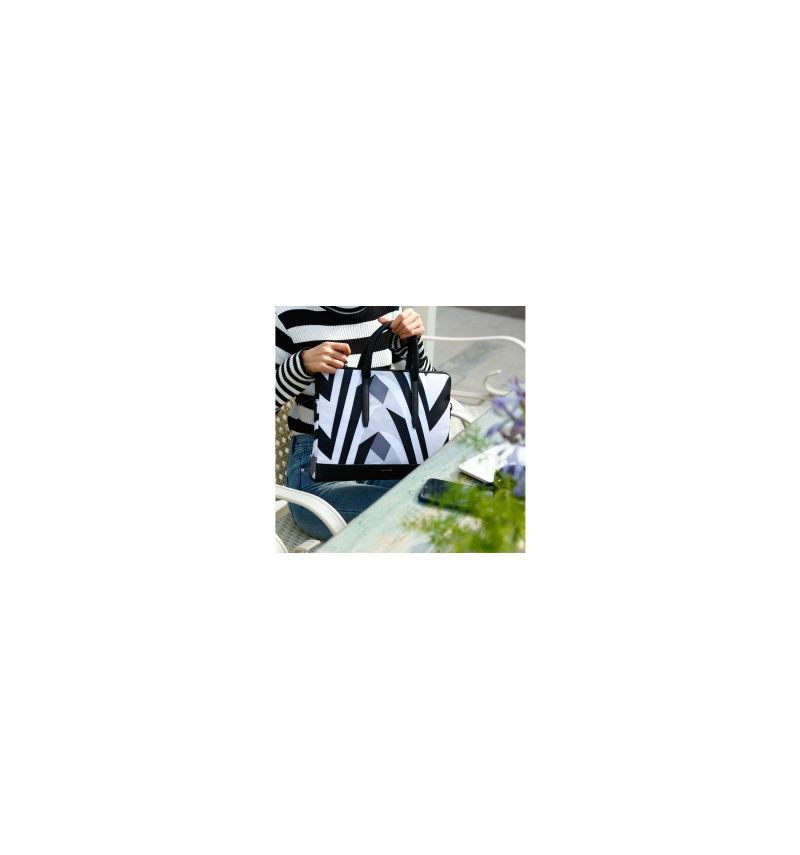 Geometrisches Muster 13-Zoll-Laptoptasche
