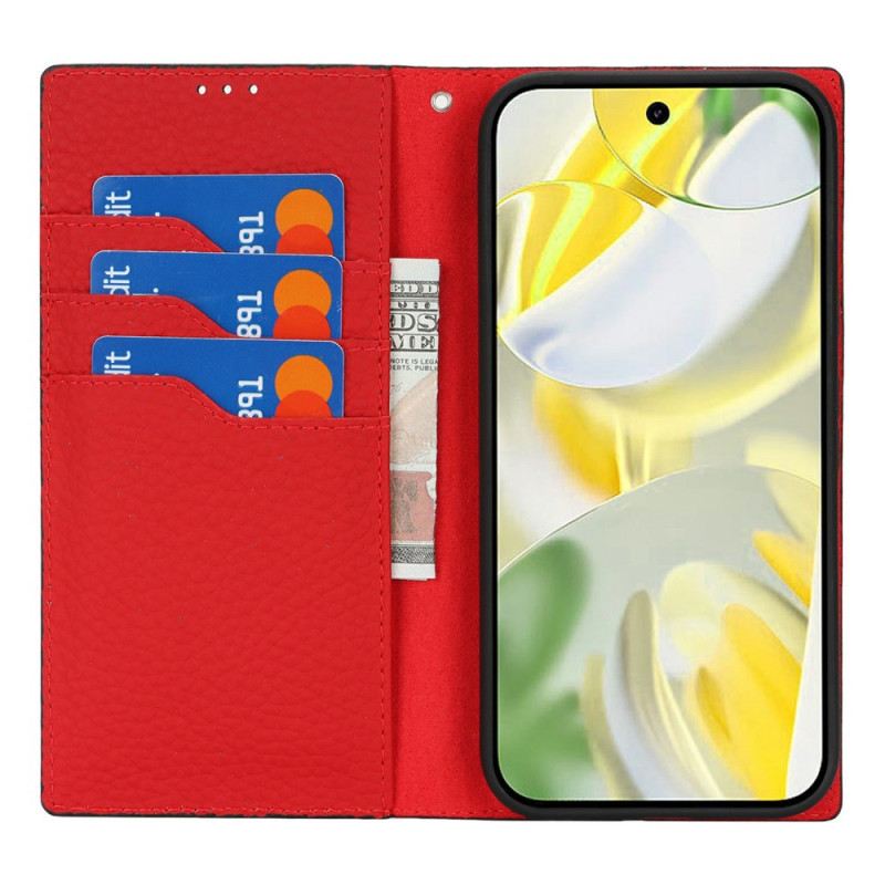 Flip Case Für Google Pixel 10 Pro Xl Leder Mit Riemen