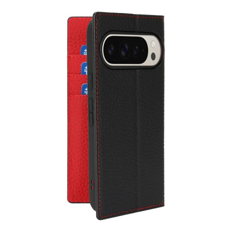 Flip Case Für Google Pixel 10 Pro Xl Leder Mit Riemen