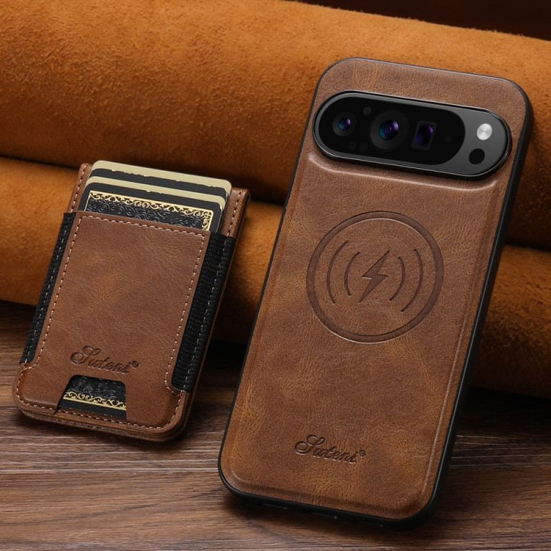 Hülle Für Google Pixel 10 Pro Xl Magsafe-kompatibler Kartenhalter Und Ständer Suteni