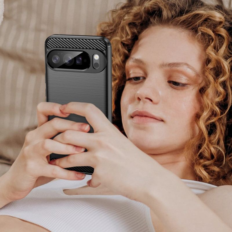 Hülle Google Pixel 10 Pro Xl Handyhülle Gebürstete Kohlefaser