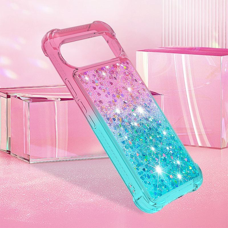 Hülle Google Pixel 10 Pro Xl Handyhülle Glitzer-farbverlauf