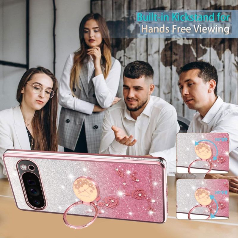 Hülle Google Pixel 10 Pro Xl Kadem Strass-ringhalter