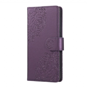 Lederhüllen Für Google Pixel 10 Pro Xl Rosenmuster