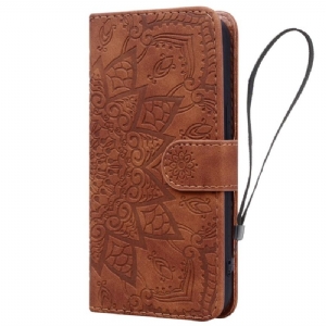 Lederhüllen Google Pixel 10 Pro Xl Florales Mandala-muster