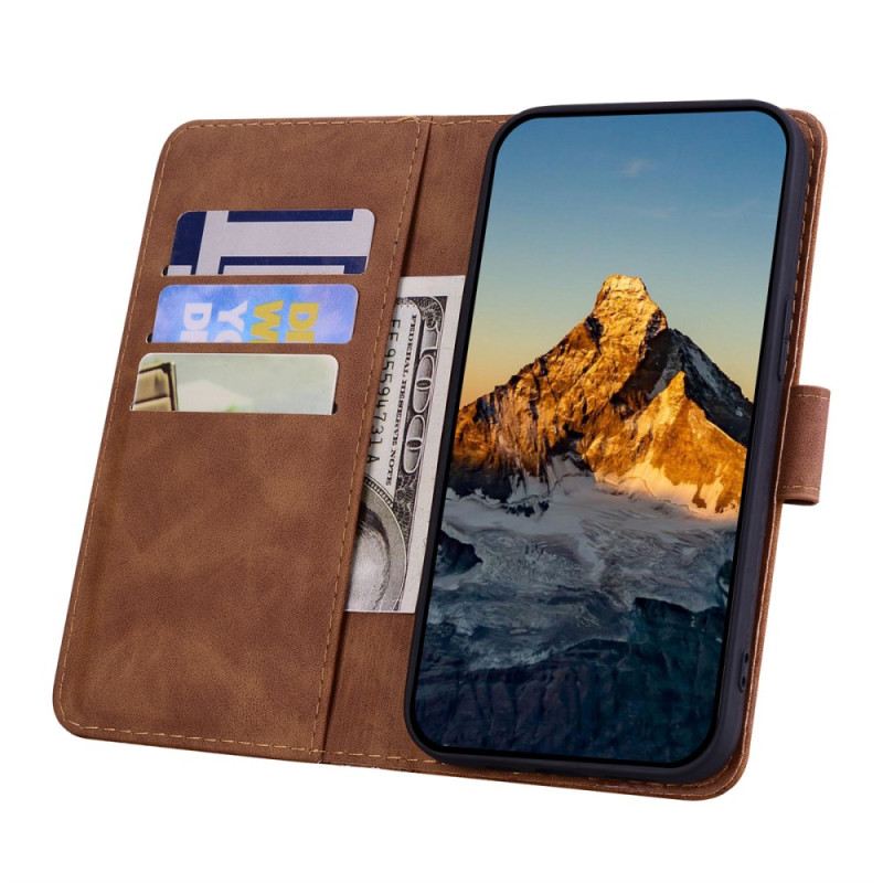 Lederhüllen Google Pixel 10 Pro Xl Florales Mandala-muster