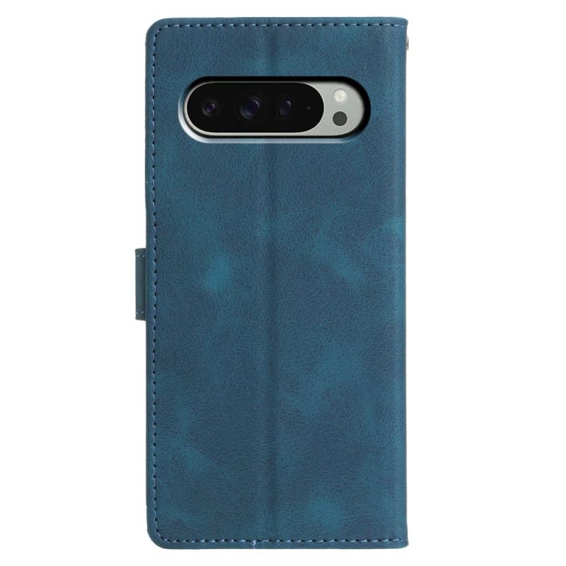 Lederhüllen Google Pixel 10 Pro Xl Handyhülle Dreiecksmuster