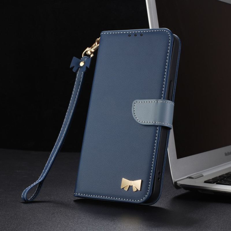 Lederhüllen Google Pixel 10 Pro Xl Handyhülle Fliege Mit Lanyard