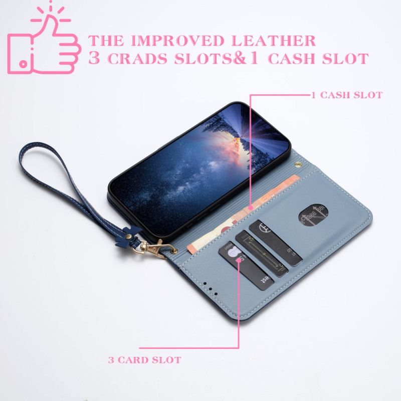 Lederhüllen Google Pixel 10 Pro Xl Handyhülle Fliege Mit Lanyard