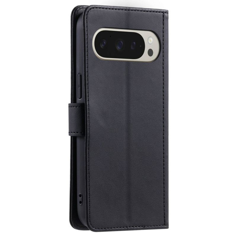 Lederhüllen Google Pixel 10 Pro Xl Handyhülle Gestepptes Design Mit Riemen Und Schultergurt