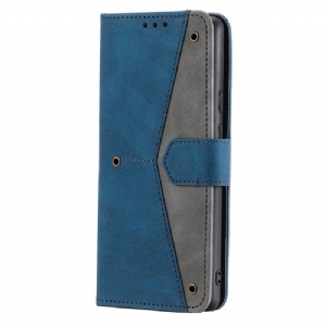 Lederhüllen Google Pixel 10 Pro Xl Handyhülle Zweifarbig Mit Riemen