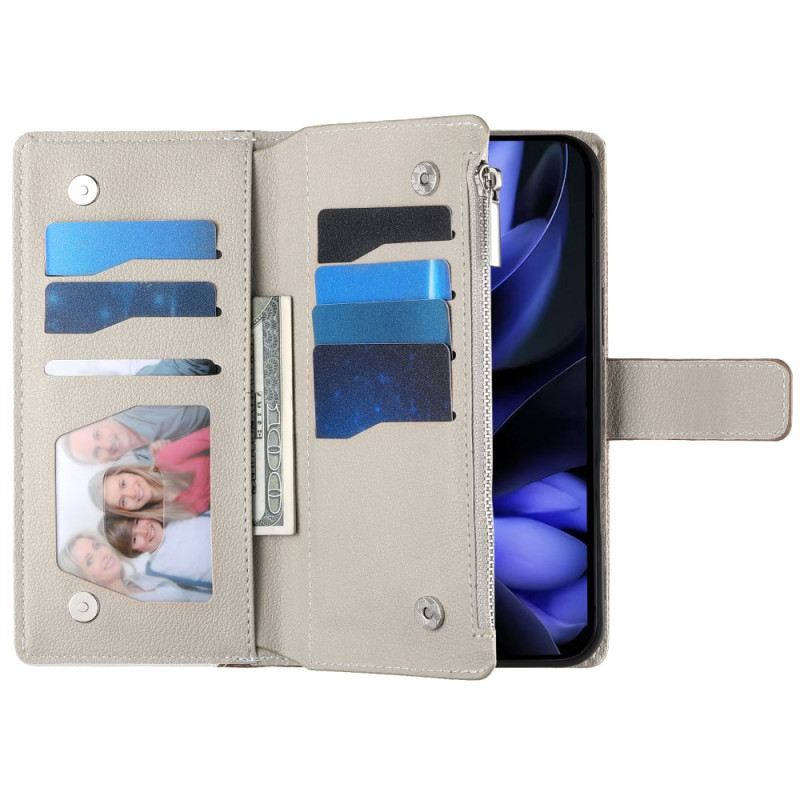 Lederhüllen Google Pixel 10 Pro Xl Handyhülle Zweifarbige Geldbörse