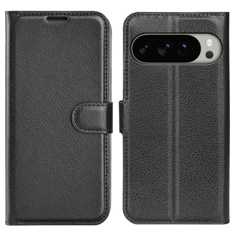 Lederhüllen Google Pixel 10 Pro Xl Kunstleder In Litschi-farbe