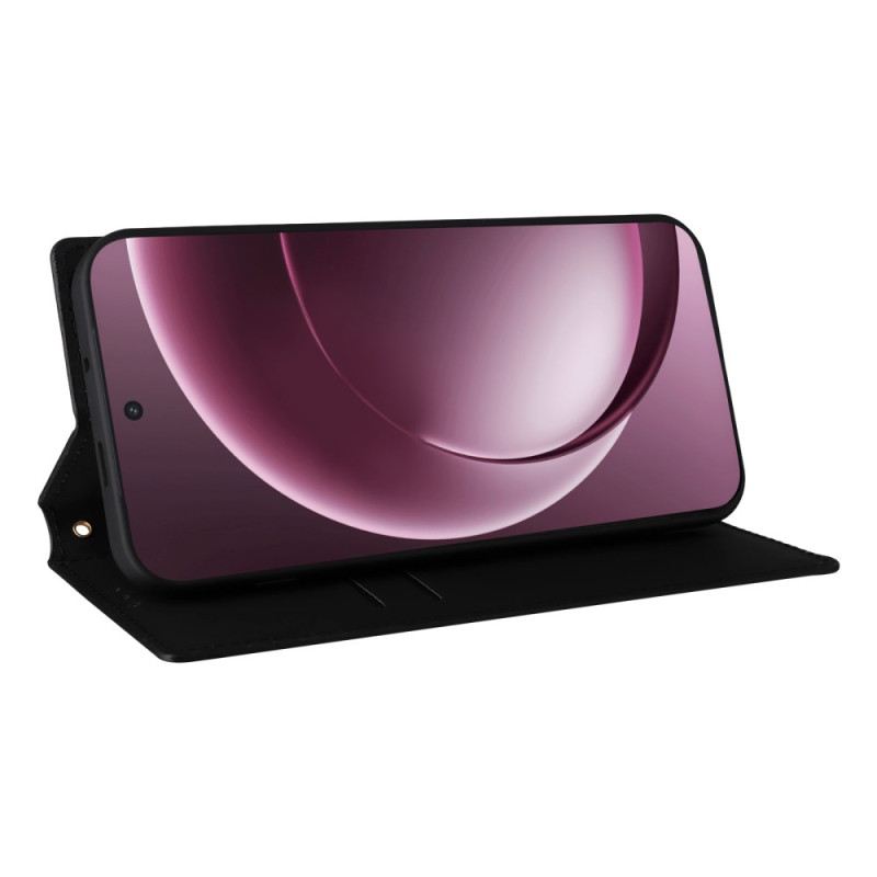 Flip Case Für Oneplus 15 Rautenmuster