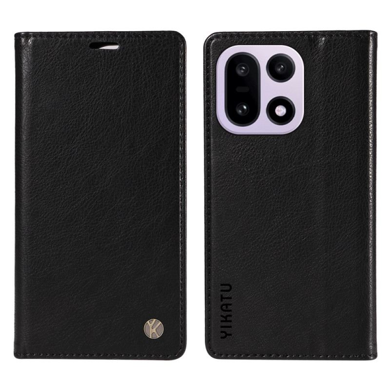 Flip Case Für Oneplus 15 Vintage Yikatu
