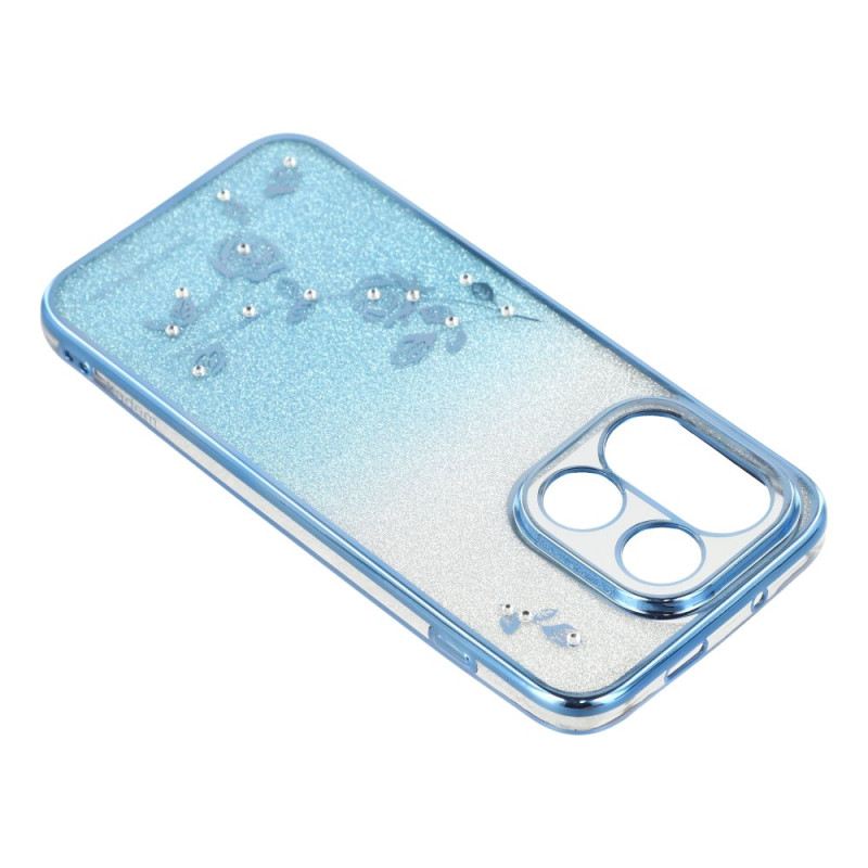 Hülle Für Oneplus 15 Farbverlauf Blumen Und Pailletten