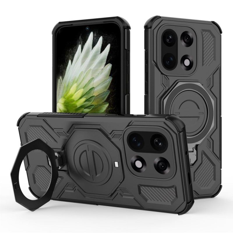 Hülle Oneplus 15 Handyhülle Magnetischer Drehbarer Metallständer