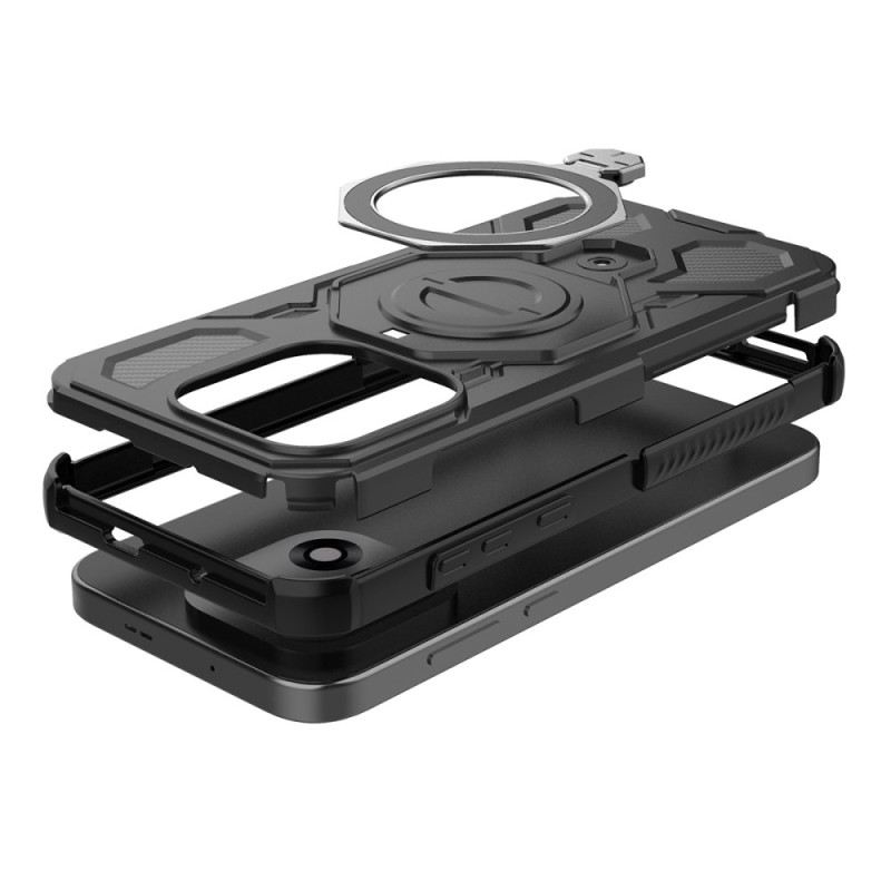 Hülle Oneplus 15 Handyhülle Magnetischer Drehbarer Metallständer