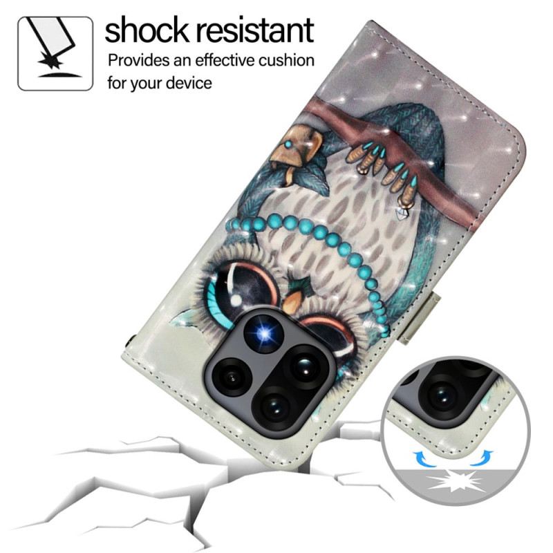 Lederhüllen Oneplus 15 Graue Eule