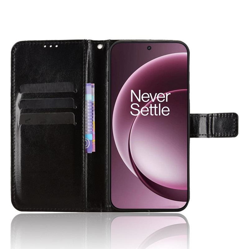 Lederhüllen Oneplus 15 Handyhülle Glitzerndes Kunstleder